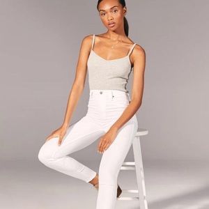Hollister High-Rise Jean Legging in White
